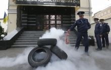 Автомайдан, Правий сектор та Комітет контролю державного майна провели автопробіг за негайну люстрацію суддів