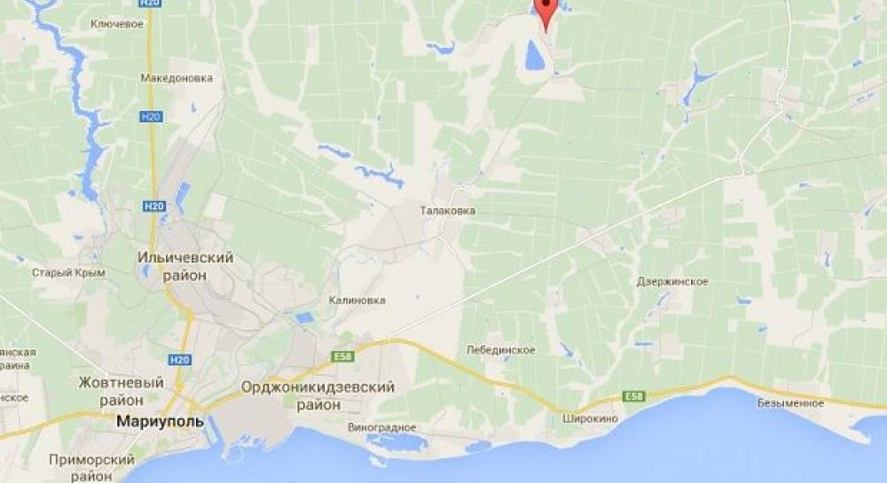 Жовтневый район мариуполь карта
