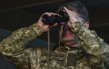 Порошенко проинспектировал фортификационные укрепления в районе Донецка