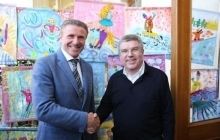 Президент МОК поздравил Сергея Бубку с переизбранием президентом НОК Украины