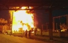 В Счастье после минометного обстрела загорелась ТЭС