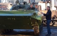 Отремонтированный в Днепропетровске бронетехнику направят в зону АТО