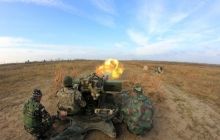 Украинские военные отшлифовывают свое мастерство на полигоне (фоторепортаж)