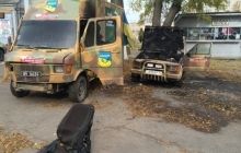 "Айдар" подозревает в поджоге своих машин одного из кандидатов в нардепы на Киевщине