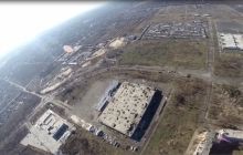 Aerial views show ruined Donetsk airport