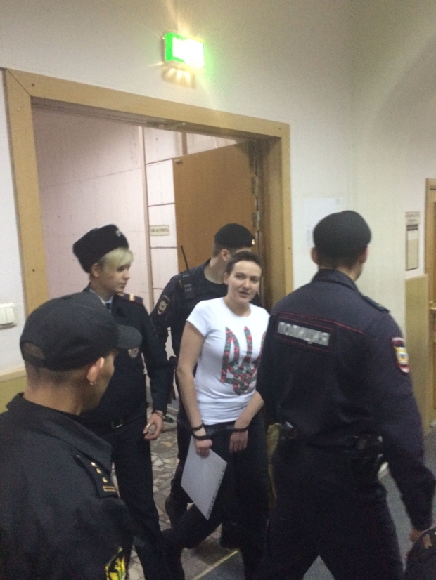 Савченко поприветствовала всех Савченко поприветствовала всех