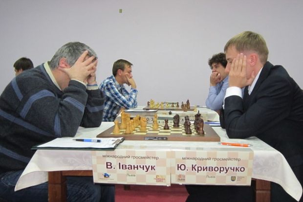 В центральной партии тура львовяне Иванчук и Криворучко сыграли вничью / sport.obozrevatel.com В центральной партии тура львовяне Иванчук и Криворучко сыграли вничью / sport.obozrevatel.com