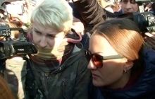 Появилось видео задержания журналистки LifeNews в Киеве