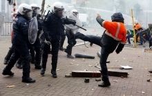 В ході заворушень в Бельгії постраждали понад 100 поліцейських