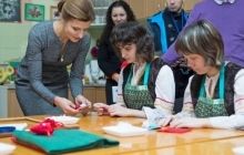 Марина Порошенко посетила Киевскую школу-интернат для слепых детей