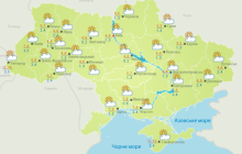 На выходных в Украине ожидаются ночные заморозки (карта)