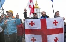 У Києві пройшла акція проти російської окупації України і Грузії (фоторепортаж)