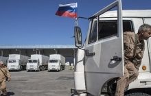Russian aid convoy ‘contained only ammunition’