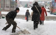 В Киеве завтра пройдет снег, днем температура до +3°