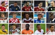 ФИФА назвала полузащитников претендующих на попадание в сборную мира 2014 года