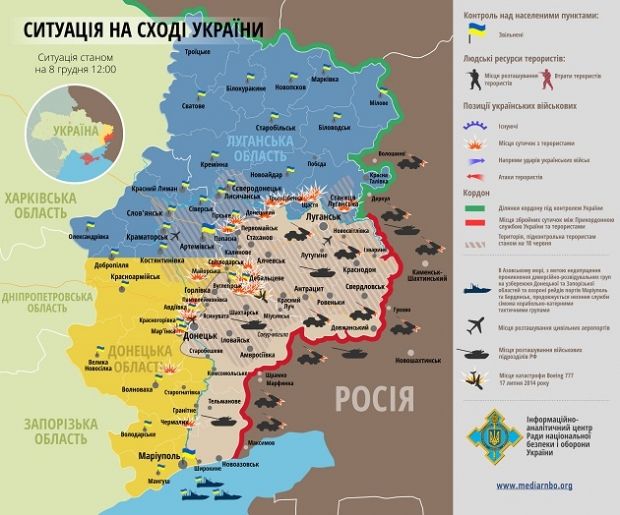 Інформація станом на 8 грудня / rnbo.gov.ua Інформація станом на 8 грудня / rnbo.gov.ua