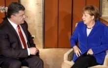 Poroshenko and Merkel discuss reform progress, situation in Donbas