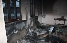 В Чечне сожгли четыре дома родственников ополченцев (фото, видео)