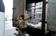 СБУ затримала дві вантажівки з горілкою, яку спільники "ДНР" везли на Західну Україну (відео)