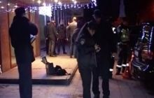 На Грушевского неизвестный бросил гранату в депутатов Верховной Рады (видео)