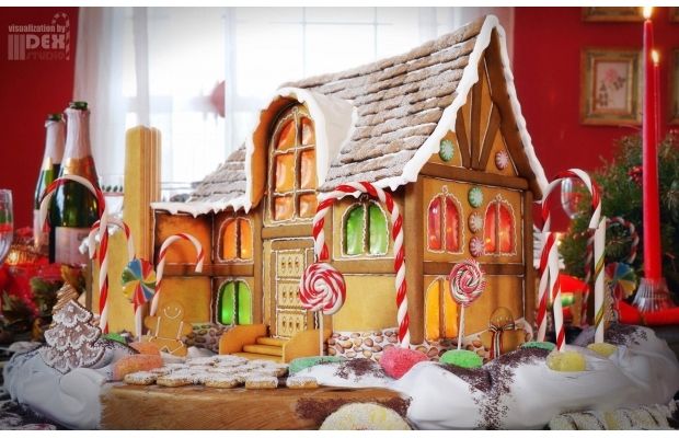 Сладкая архитектура: в Швеции состоялся конкурс на лучший домик из пряников (видео)