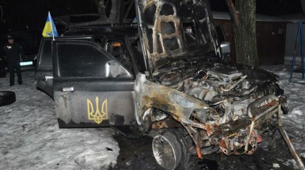 Правоохранители выясняют обстоятельства поджога / РБК-Украина Правоохранители выясняют обстоятельства поджога / РБК-Украина