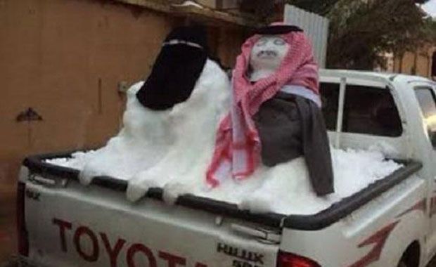 В Саудовской Аравии богослов запретил лепить снеговиков / facebook.com/adagamov 
