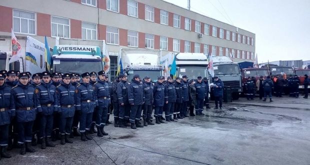 Украинская гуманитарная помощь отправилась на Донбасс Украинская гуманитарная помощь отправилась на Донбасс