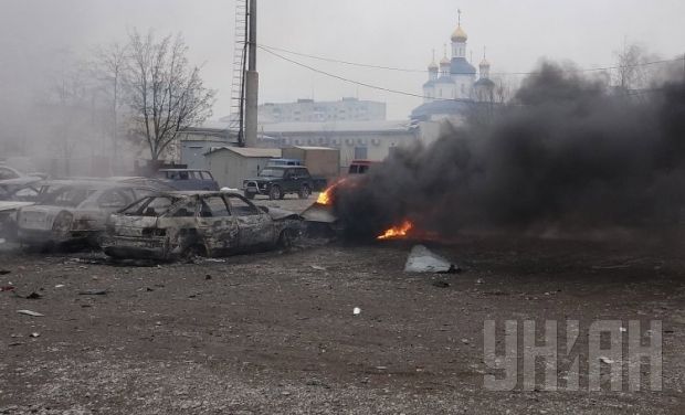 Mariupol after the attack in January 2015 / Photo from UNIAN