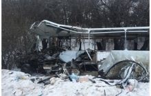 У масштабну ДТП з бійцями Нацгвардії потрапили три автомобілі: КрАЗ, автобус і КамАЗ
