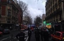 Появились первые фото с места перестрелки под Парижем