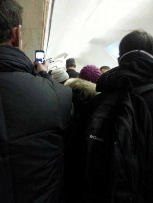 Кличко прокатався в київському метро за новим тарифом (фото)