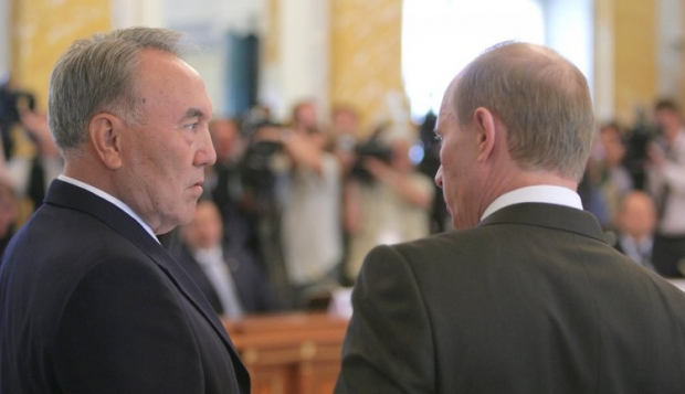 Назарбаев и Путин / Фото УНИАН