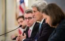 Керри обещает, что США не закроют глаза на "российскую агрессию"