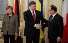 У Порошенко заявили, что никакого "плана Путина" Меркель и Олланд в Киев не привозили