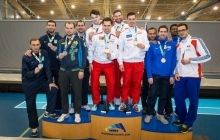 Мужская сборная Украины по фехтованию завоевала серебро этапа КМ среди шпажистов