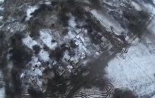 Безпілотник зняв з висоти пташиного польоту зруйновані села під Дебальцевим (відео)