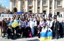 Папа Франциск встретился с паломниками из Украины