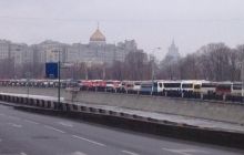 В Москву на «антимайдан» централизованно свезли сотни людей