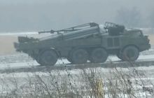 Поблизу українського кордону помітили колону російських РСЗВ «Торнадо» (відео)