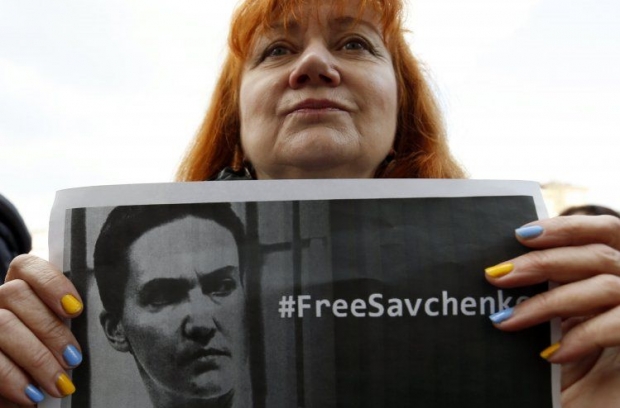 Активисты требуют освободить Надежду Савченко / Фото УНИАН