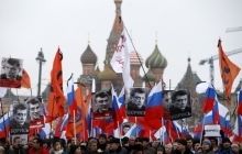 March in memory of killed Russian opposition leader Nemtsov gathers over 50,000 people in Moscow on Sunday (photos)