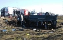 На Полтавщині зіткнулися вантажівка та мікроавтобус: семеро людей загинули на місці (фото)