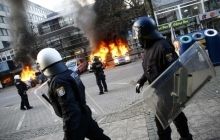 Протесты у штаб-квартиры ЕЦБ во Франкфурте: ранены 88 полицейских (фото)