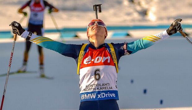 В финском Контиолахти Валя Семеренко впервіе стала чемпионкой мира  / biathlon.com.ua