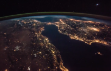 Астронавт NASA опубликовал впечатляющее видео ночной Земли
