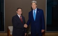 Foreign ministers of US and Cuba hold first high-level meeting in over 50 years