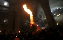 Holy Fire arrives in Ukraine