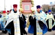 В Сумах состоялся Пасхальный Крестный ход с Корсунской Шпилёвской чудотворной иконой Божией Матери