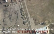 Безпілотник зняв велику бронегрупу бойовиків з танками під Маріуполем (відео)
